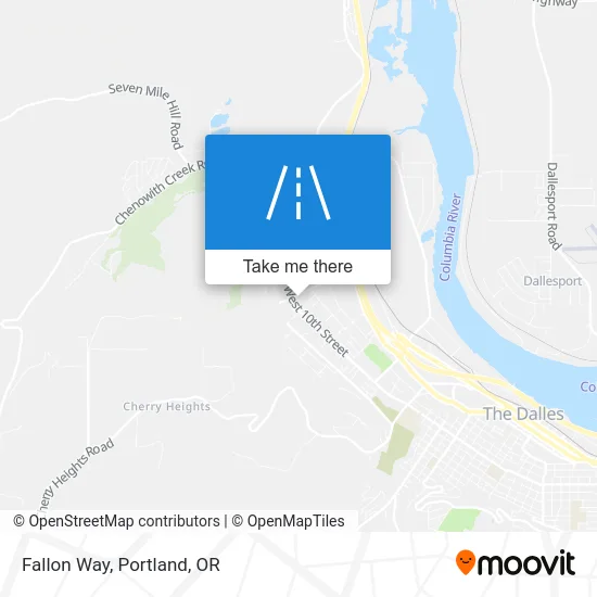 Fallon Way map