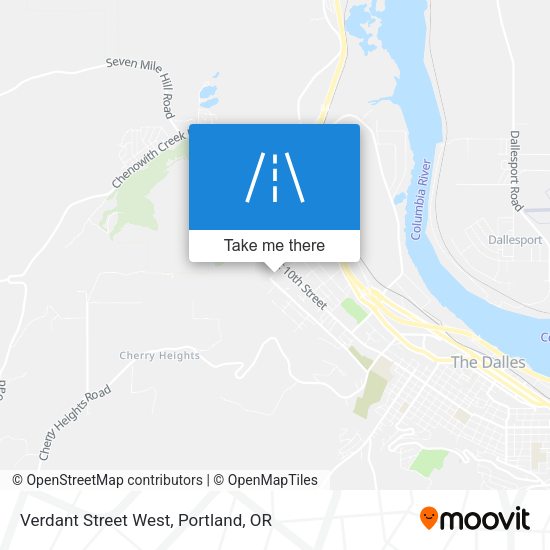 Mapa de Verdant Street West