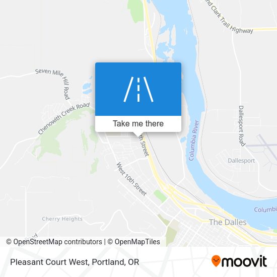 Pleasant Court West map