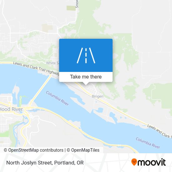 North Joslyn Street map