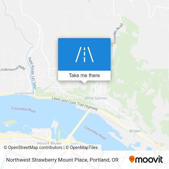 Northwest Strawberry Mount Place map