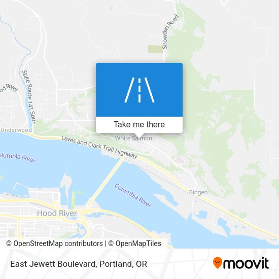 East Jewett Boulevard map