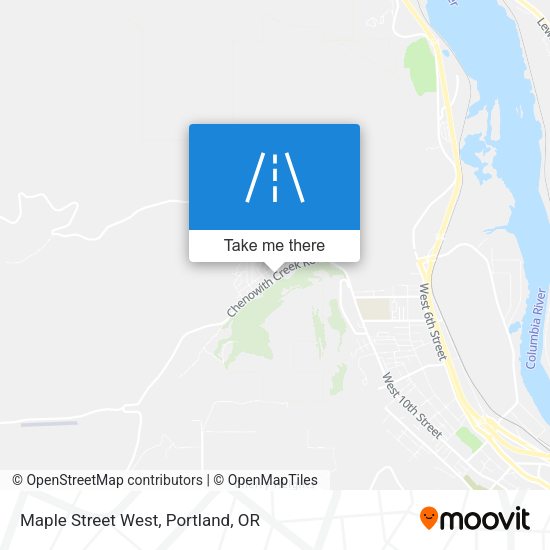 Mapa de Maple Street West