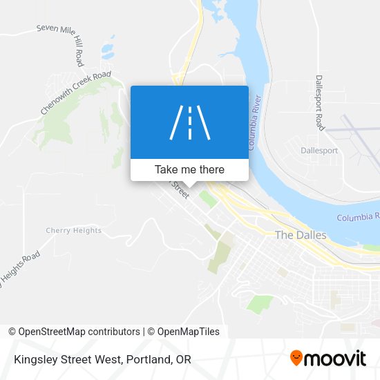 Mapa de Kingsley Street West
