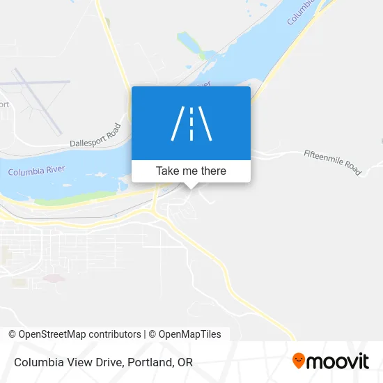 Columbia View Drive map