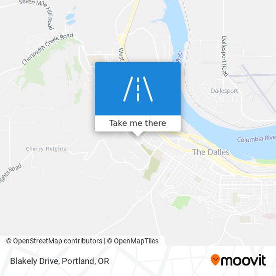 Blakely Drive map