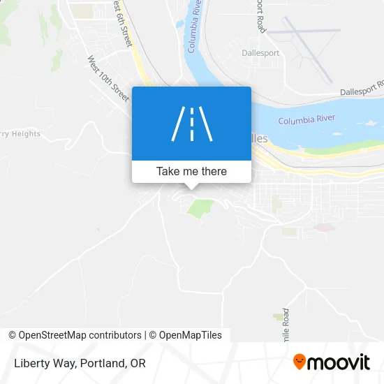 Liberty Way map
