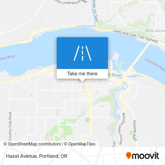 Mapa de Hazel Avenue