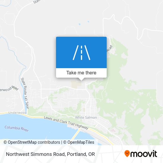 Northwest Simmons Road map