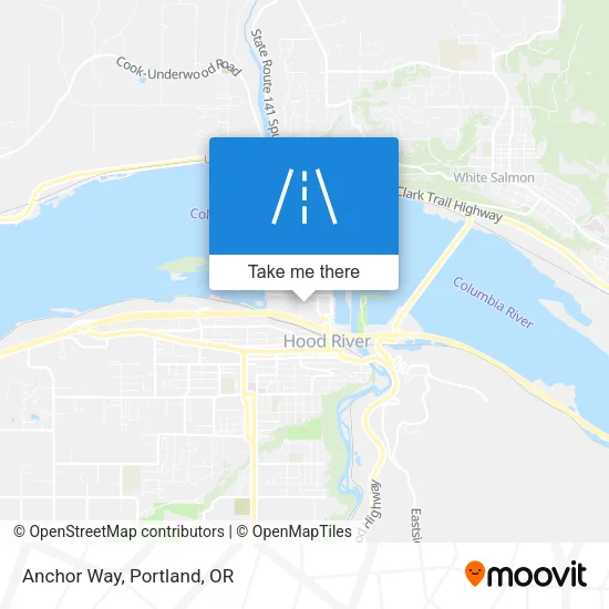 Anchor Way map