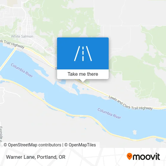 Warner Lane map