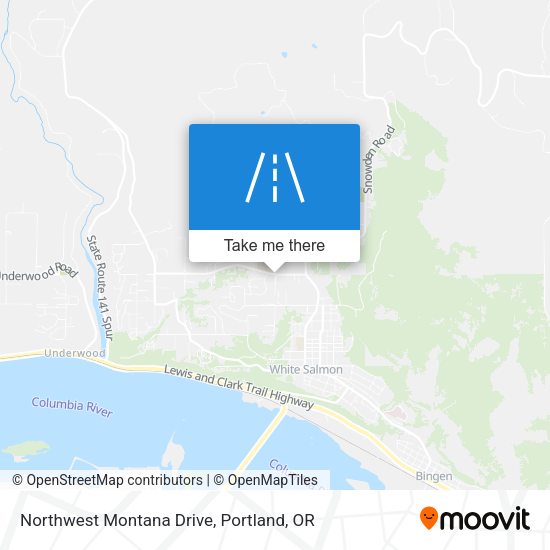 Northwest Montana Drive map