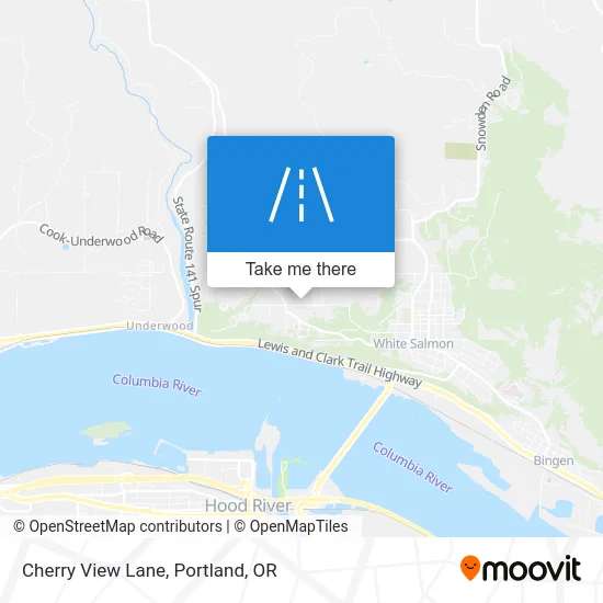 Cherry View Lane map