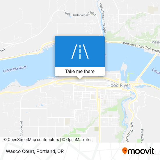 Mapa de Wasco Court