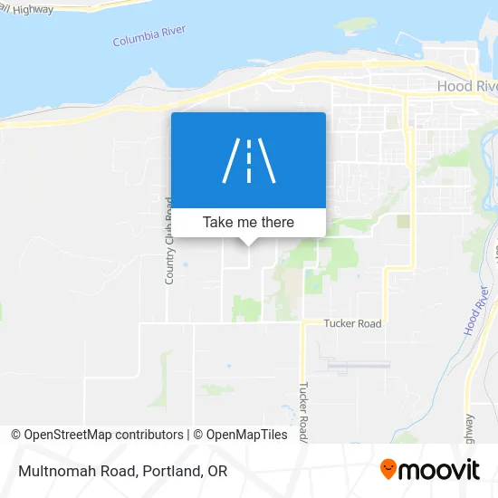 Multnomah Road map