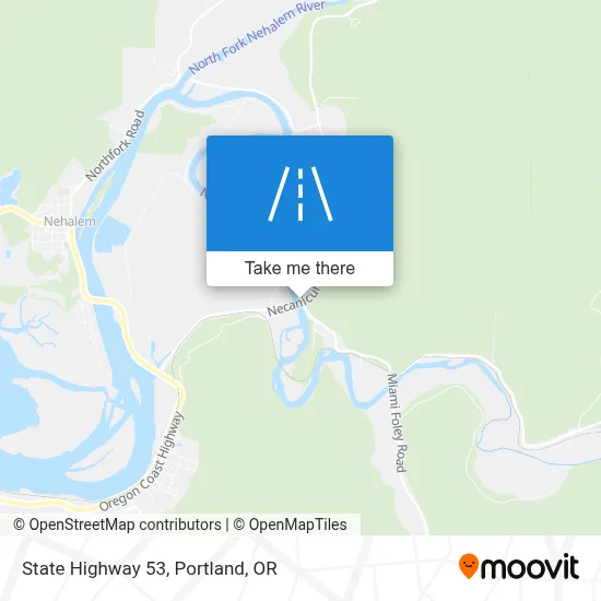 State Highway 53 map