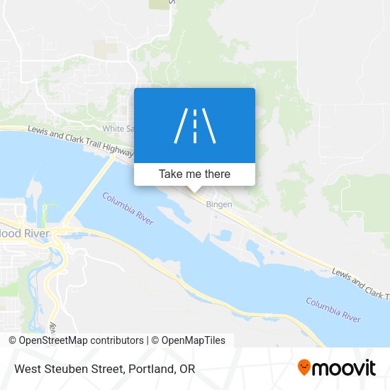 Mapa de West Steuben Street
