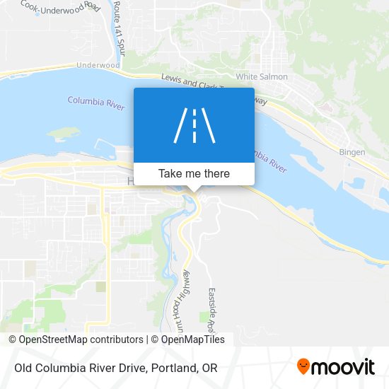 Old Columbia River Drive map