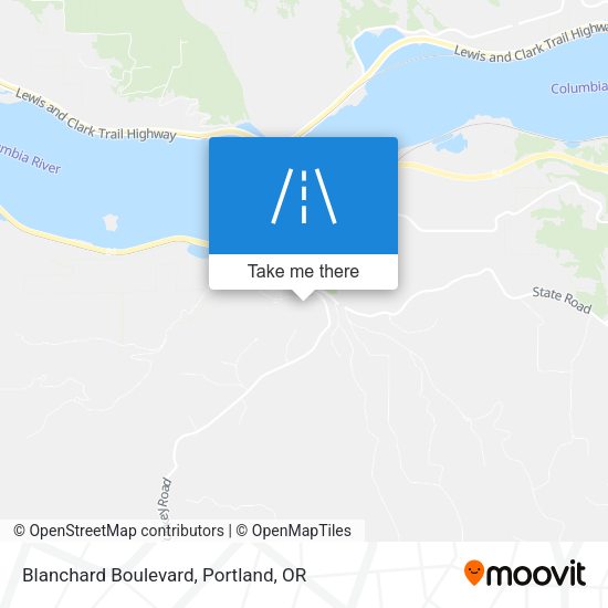 Mapa de Blanchard Boulevard