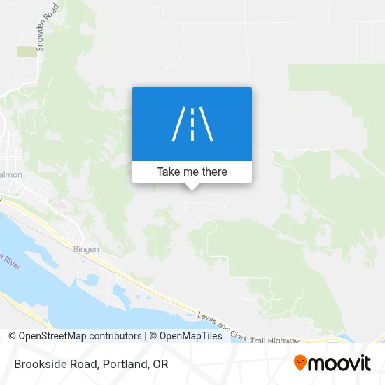 Brookside Road map