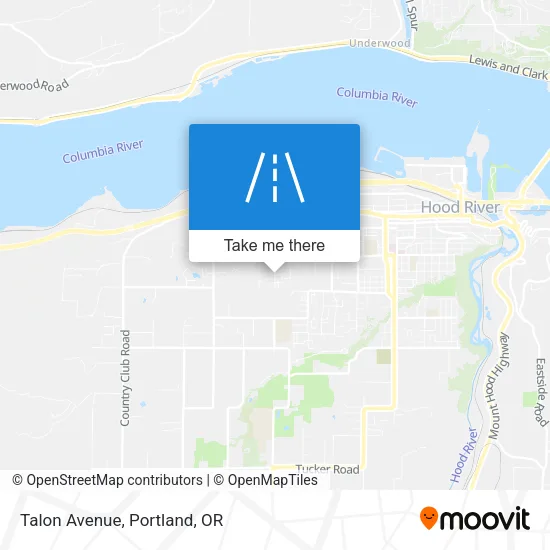 Talon Avenue map