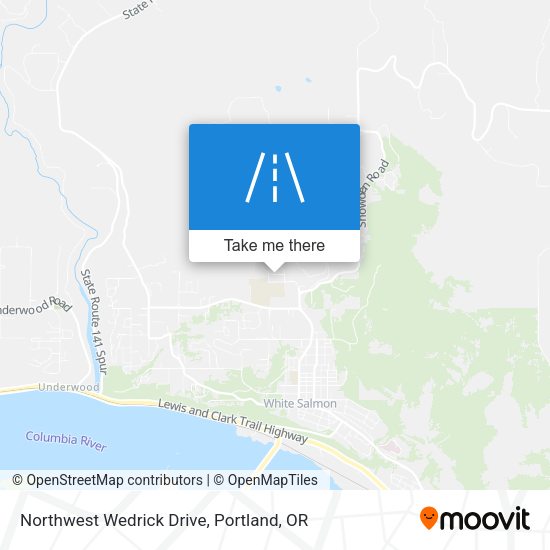 Northwest Wedrick Drive map