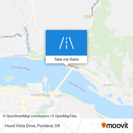 Mapa de Hood Vista Drive