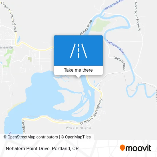 Nehalem Point Drive map