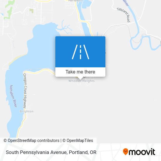 South Pennsylvania Avenue map