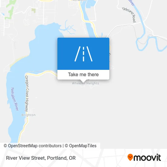 River View Street map