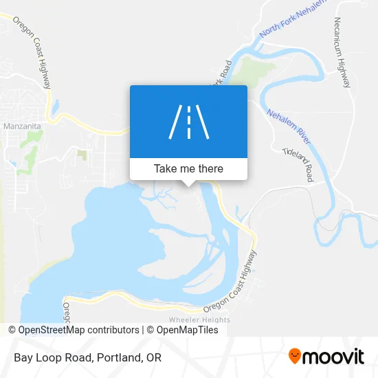 Bay Loop Road map