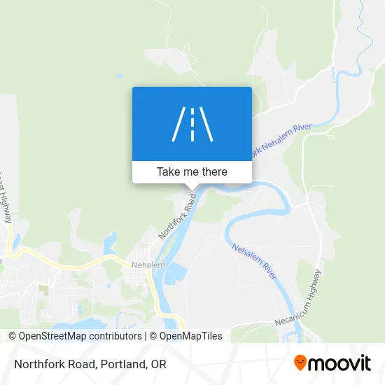 Northfork Road map