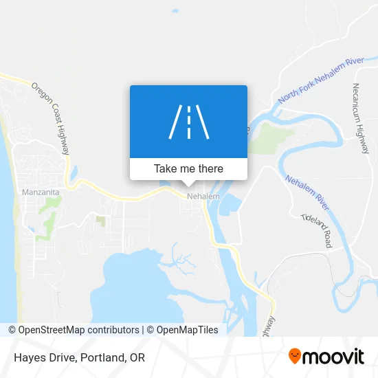 Hayes Drive map