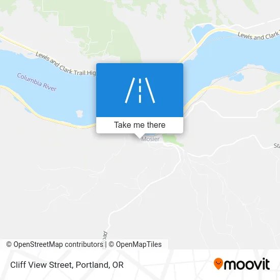 Cliff View Street map
