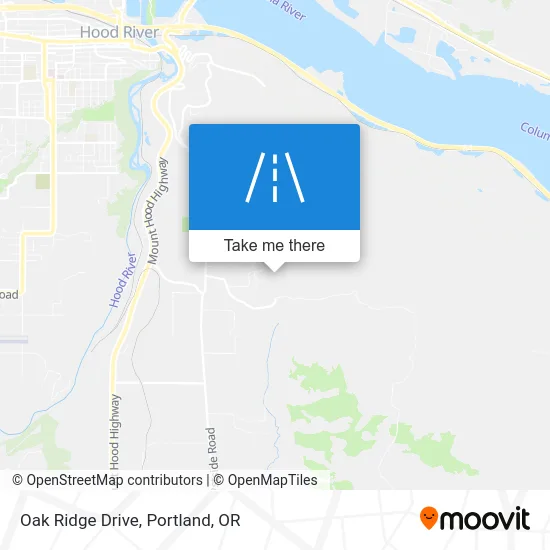 Oak Ridge Drive map
