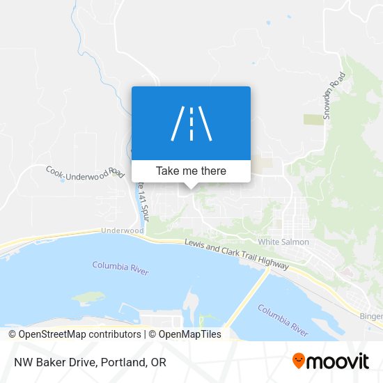 Mapa de NW Baker Drive