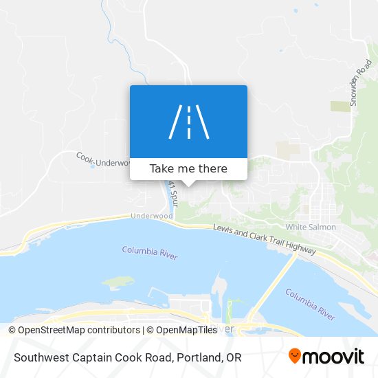Southwest Captain Cook Road map
