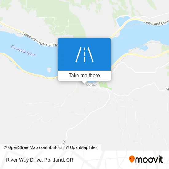 River Way Drive map