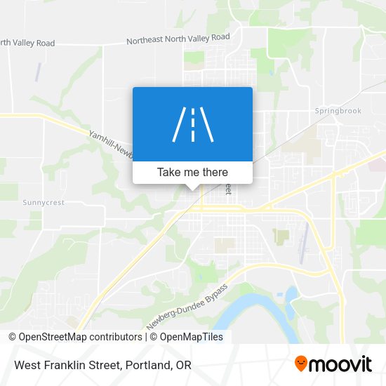 Mapa de West Franklin Street