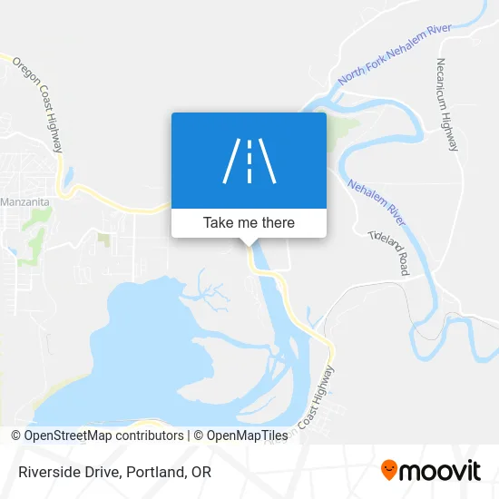 Riverside Drive map