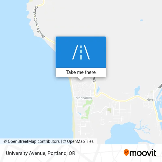 University Avenue map