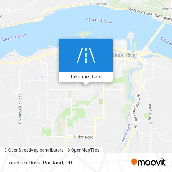 Freedom Drive map
