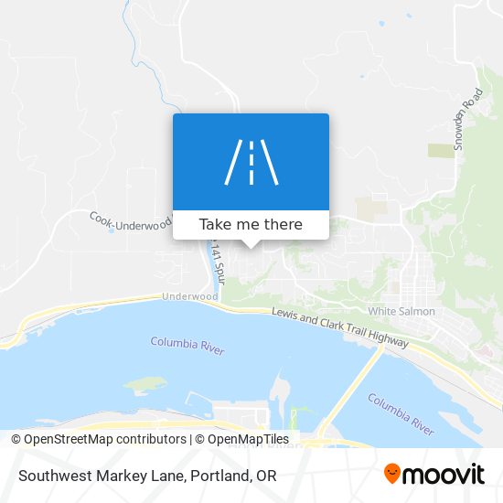 Southwest Markey Lane map