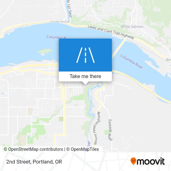 Mapa de 2nd Street