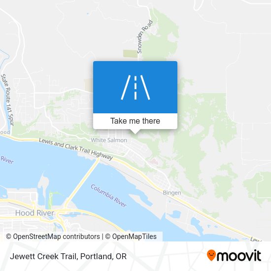 Jewett Creek Trail map