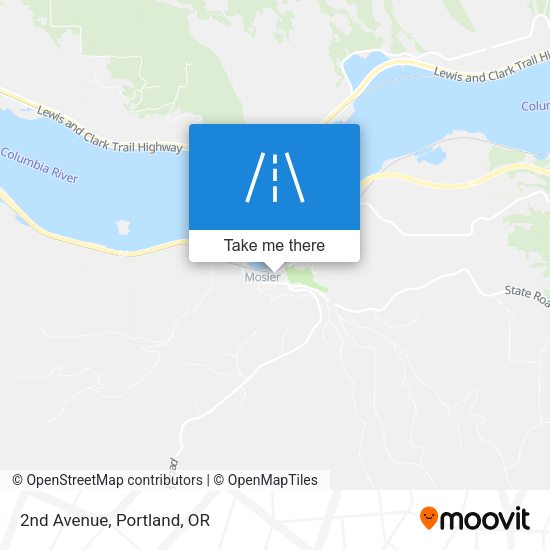 Mapa de 2nd Avenue