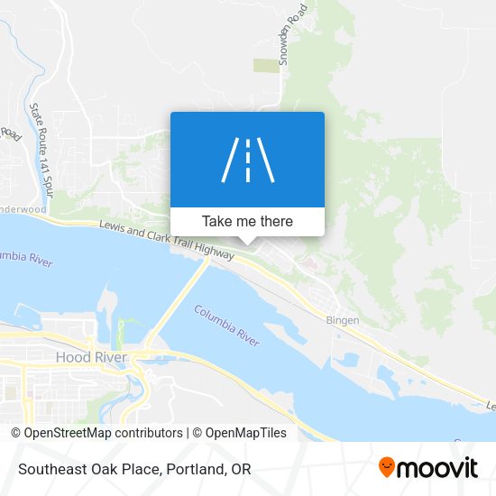 Mapa de Southeast Oak Place