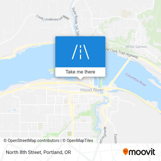 Mapa de North 8th Street