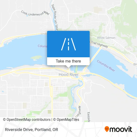 Riverside Drive map