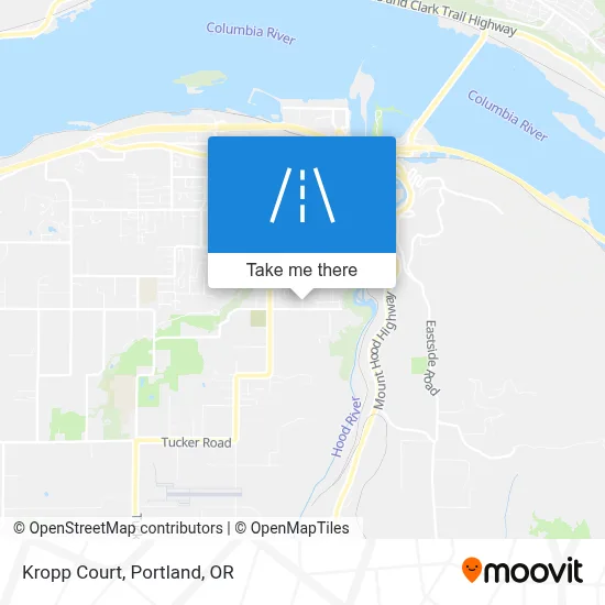 Kropp Court map